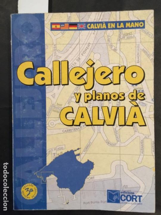 Libros de segunda mano: CALVIA EN LA MANO, CALLEJERO Y PLANOS DE CALVIA, 1999