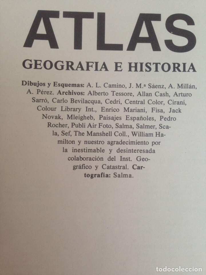 Libros de segunda mano: ATLAS BASICO, EDICIONES SALMA - Foto 2