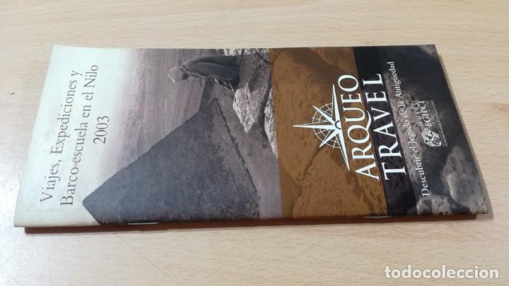 Gebrauchte B&uuml;cher: ARQUEO TRAVEL - PUBLICITARIO -  VIAJES ESCURSIONES ARQUELOGICAS NILO		ESQ-107