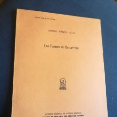 Libros de segunda mano: LOS FUEROS DE BENAVENTE ALFONSO GARCÍA GALLO MADRID 1971. Lote 199641700