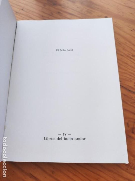 Libros de segunda mano: EL NILO AZUL, ALAN MOOREHEAD, EDICIONES DEL SERBAL. - Foto 2