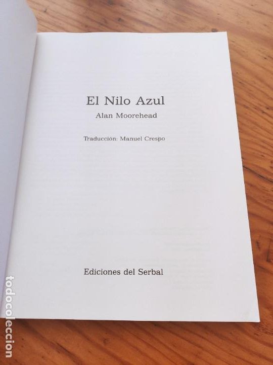 Libros de segunda mano: EL NILO AZUL, ALAN MOOREHEAD, EDICIONES DEL SERBAL. - Foto 3