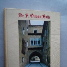 Libros de segunda mano: LA CASA DEL DEÁN Y ZARAGOZA. F. OLIVÁN BAILE. 1969