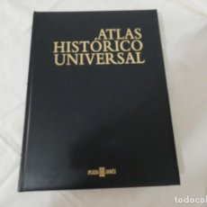 Libros de segunda mano: PLAZA JANES - ATLAS HISTORICO UNIVERSAL - ENCUADERNADO EN PIEL - 1999