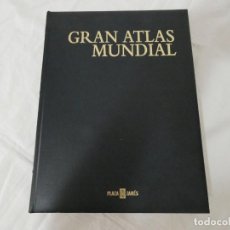 Libros de segunda mano: PLAZA JANES - GRAN ATLAS MUNDIAL - ENCUADERNADO EN PIEL - 1998
