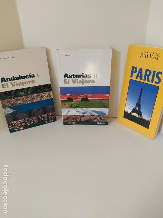 Libri di seconda mano: GU&Iacute;AS EL VIAJERO Y GU&Iacute;AS DE VIAJE SALVAT. ADNDALUC&Iacute;A I. ASTURIAS II. PAR&Iacute;S. REPSOL YPF. EL PA&Iacute;S.