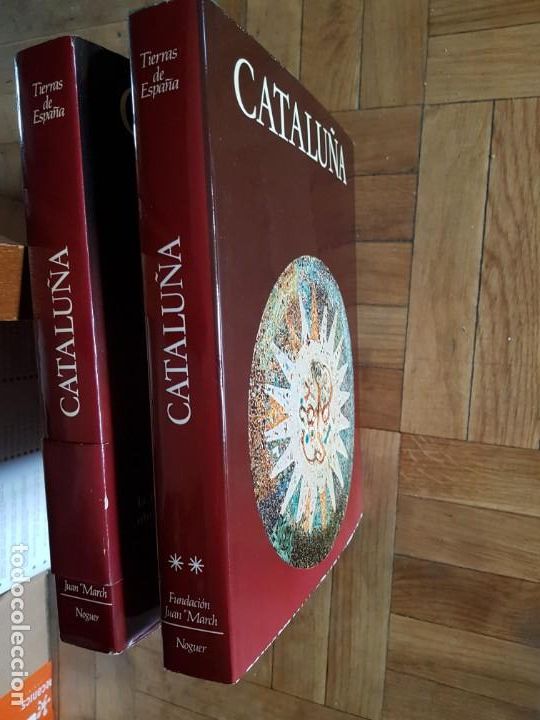 Libros de segunda mano: Tierras de Espa&ntilde;a CATALU&Ntilde;A, 1974 y 1978, Historia Geografia Literatura Arquitectura