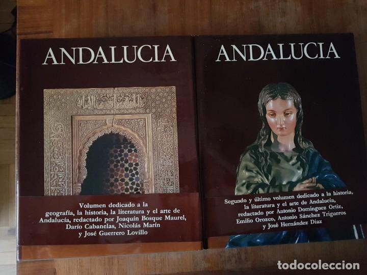 Libros de segunda mano: Tierras de Espa&ntilde;a ANDALUCIA, 1980 y 1981 Historia Geografia Literatura Arquitectura