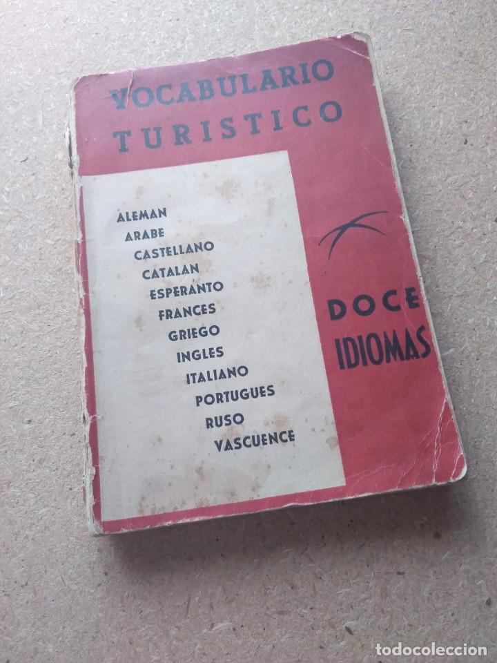 Libros de segunda mano: VOCABULARIO TURISTICO. DOCE IDIOMAS.