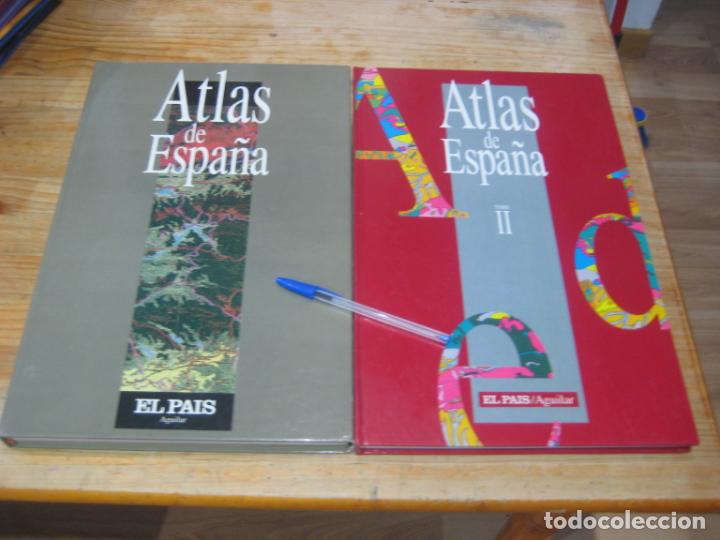 Gebrauchte B&uuml;cher: ATLAS DE ESPA&Ntilde;A VOLS 1 Y 2 - EL PAIS AGUILAR 1992 - POCO USO - MAPAS Y GRAFICOS - ENCICLOPEDIA