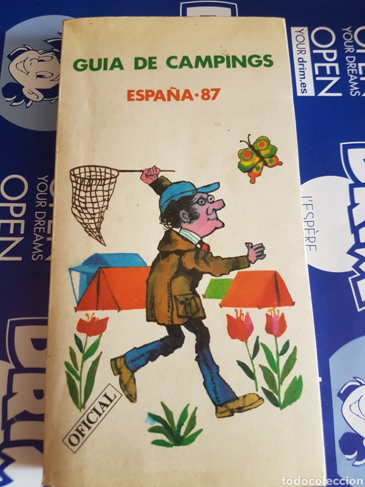 Libros de segunda mano: Gu&iacute;a oficial de campings Espa&ntilde;a 87