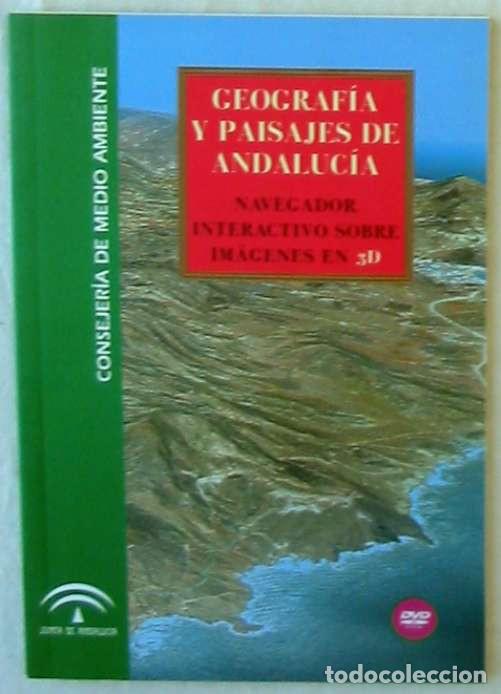 Libri di seconda mano: GEOGRAFIA Y PAISAJES DE ANDALUCIA - NAVEGADOR INTERACTIVO SOBRE IMAGENES EN 3D - FALTA EL DISCO