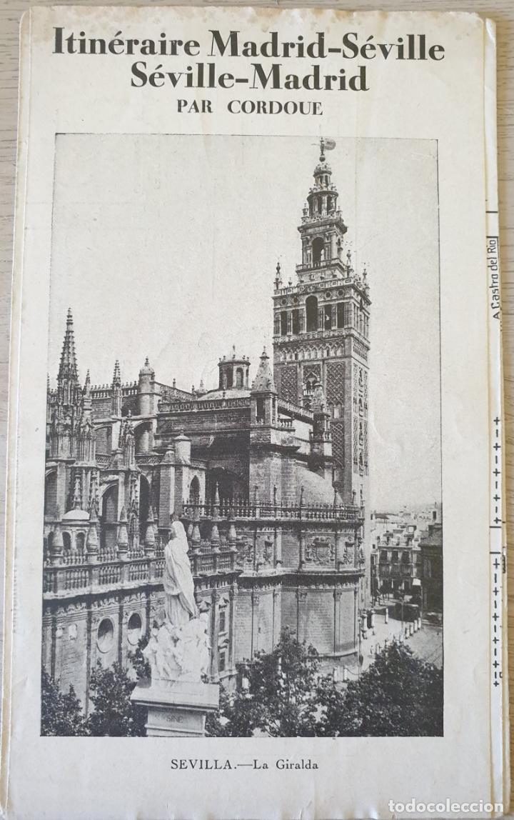 Gebrauchte B&uuml;cher: ITINERAIRE MADRID-SEVILLE SEVILLE-MADRID (PAR CORDOUE). HUECOGRABADO. -
