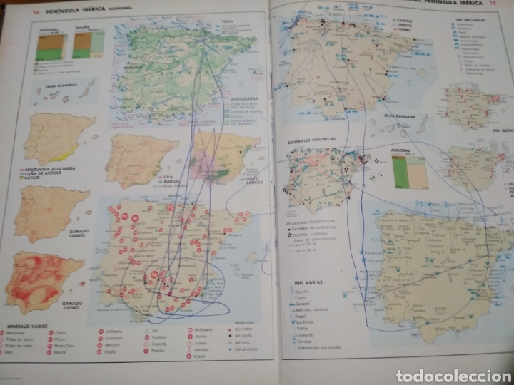 Libros de segunda mano: ATLAS B&Aacute;SICO UNIVERSAL EDITORIAL TEIDE - Foto 3