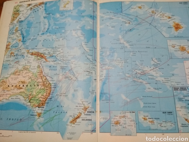 Libros de segunda mano: ATLAS B&Aacute;SICO UNIVERSAL EDITORIAL TEIDE - Foto 6