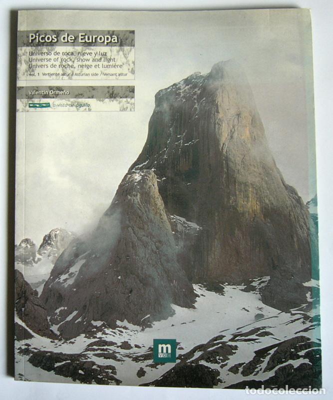 Libros de segunda mano: PICOS DE EUROPA - UNIVERSO DE ROCA, NIEVE Y LUZ - TRES VOLUMENES. COMPLETA - VALENTIN ORME&Ntilde;O