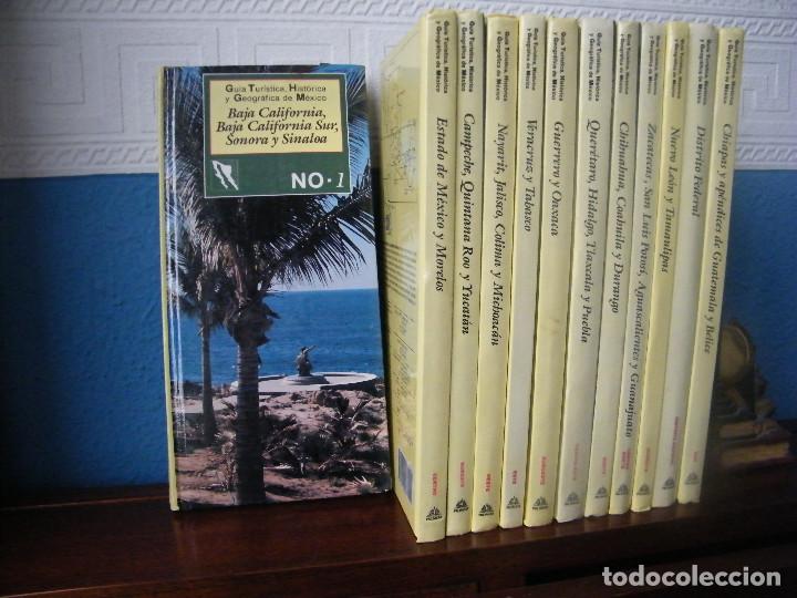 Libri di seconda mano: GU&Iacute;A TUR&Iacute;STICA, HIST&Oacute;RICA Y GEOGR&Aacute;FICA DE M&Eacute;XICO - PROMEXA - M&Eacute;XICO (1991) - 12 TOMOS