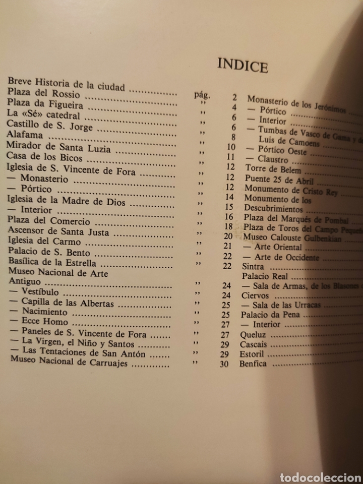 Libros de segunda mano: Gu&iacute;a de Lisboa. Edici&oacute;n Bonechi 1996. ASM - Foto 2