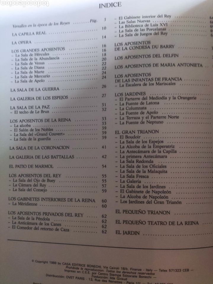 Libros de segunda mano: Todo Versalles. Bonechi 1988 asm - Foto 3