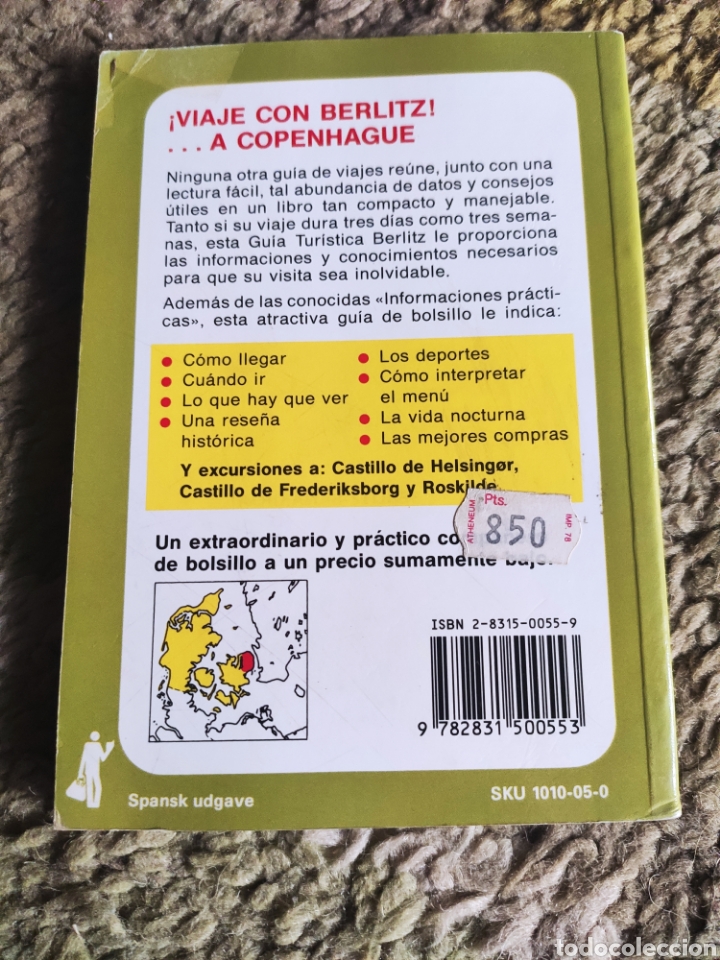 Libros de segunda mano: Gu&iacute;a de Copenhague. Berlitz 1990. ASM - Foto 2