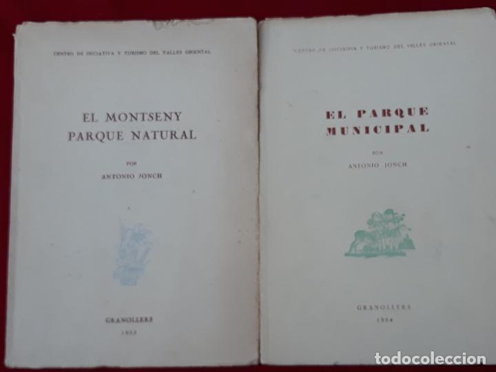 Libros de segunda mano: GRANOLLERS - EL MONTSENY PARQUE NATURAL - EL PARQUE MUNICIPAL.