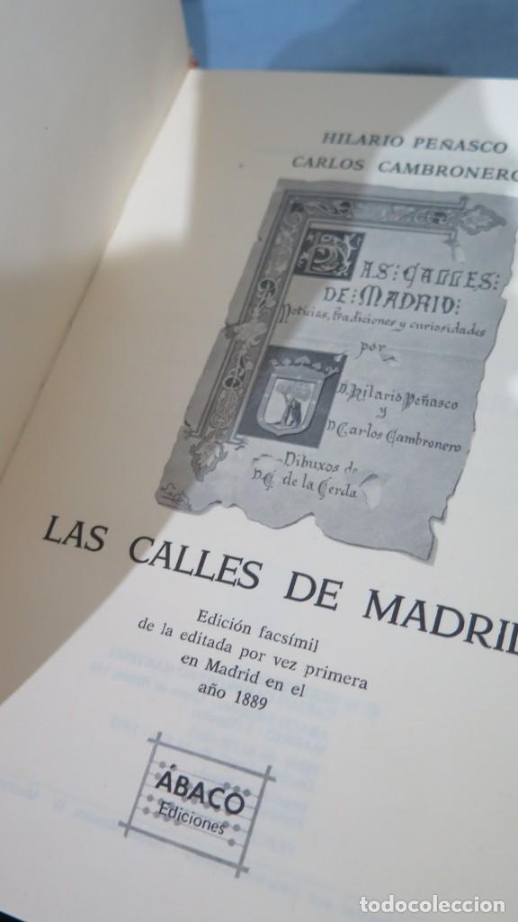 Libros de segunda mano: 1889.- LAS CALLES DE MADRID. FACSIMIL - Foto 2