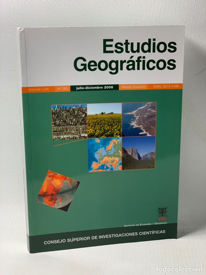 Libros de segunda mano: ESTUDIOS GEOGR&Aacute;FICOS CONSEJO SUPERIOR DE INVESTIGACIONES CIENTIFICAS &middot;&middot;&middot; VARIOS AUTORES &middot;&middot; Ed. ;ED