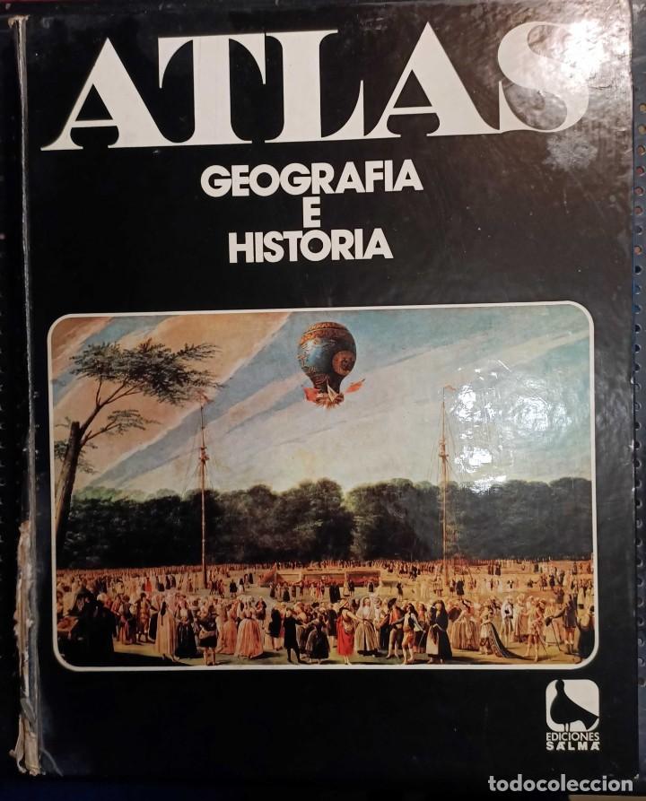 Libri di seconda mano: ❤️ Libro ATLAS GEOGRAF&Iacute;A E HISTORIA, SALMA 1976