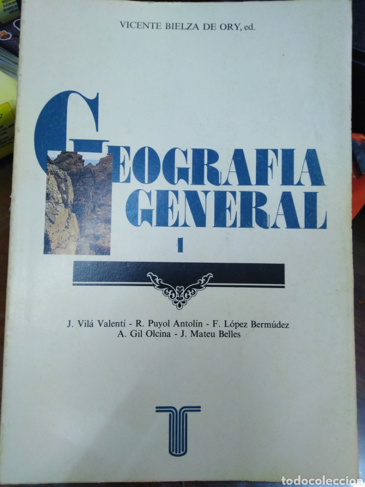 Libros de segunda mano: GEOGRAF&Iacute;A GENERAL-TOMO 1-VICENTE BIELZA DE ORY-EDITA TAURUS 1986