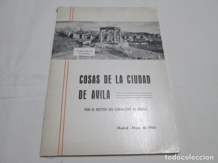 Gebrauchte B&uuml;cher: COSAS DE LA CIUDAD DE AVILA - JOSE MARIA MU&Ntilde;OZ SANCHEZ - 1965