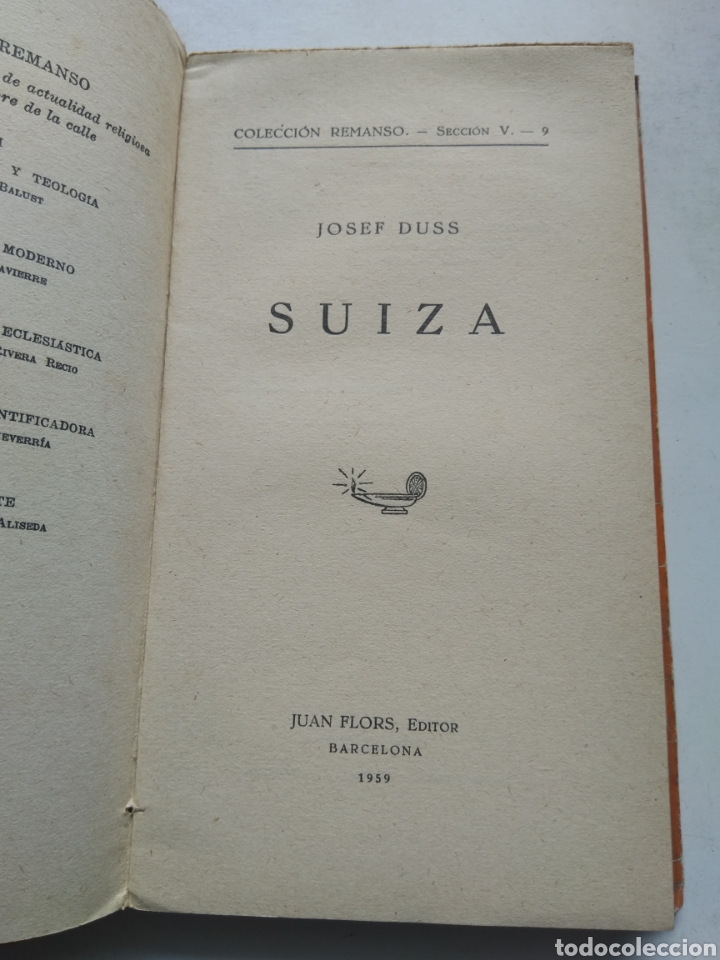 Libros de segunda mano: SUIZA/JOSEPH DUSS - Foto 2