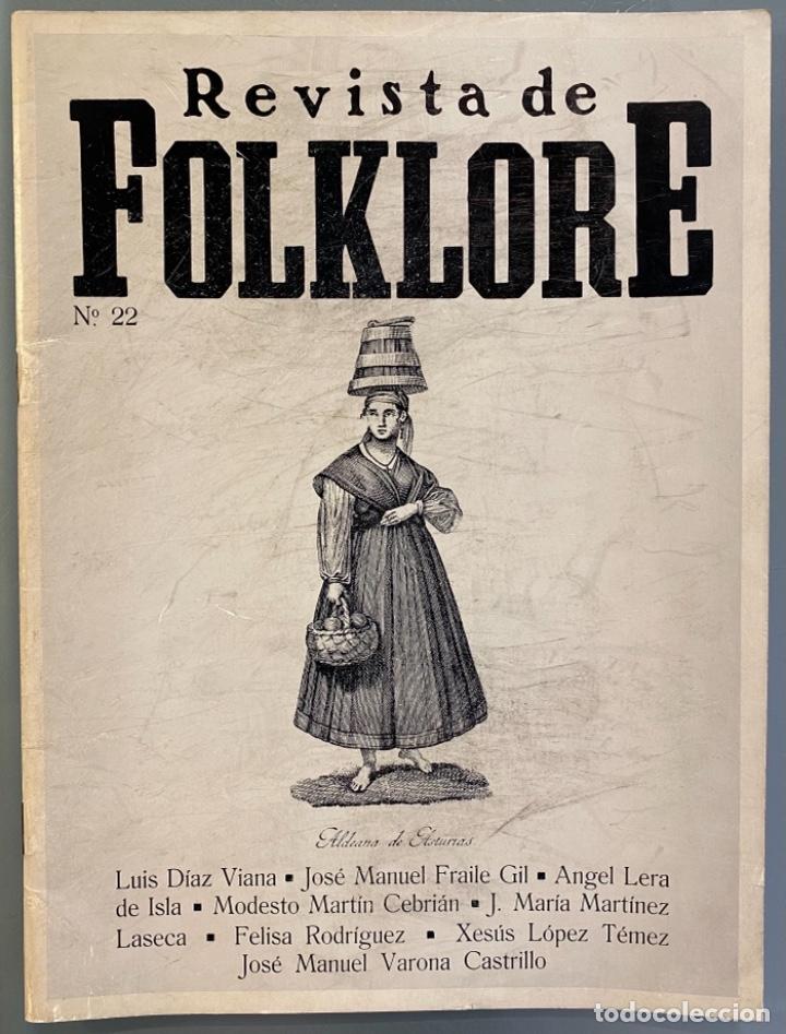 Libros de segunda mano: Revista de Folklore. no. 22 - Foto 1