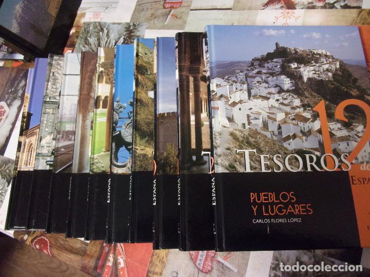 Libros de segunda mano: TESOROS DE ESPA&Ntilde;A DEL 1 AL 12.