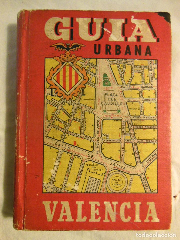 Libros de segunda mano: GUIA URBANA DE VALENCIA 1976 - 1977
