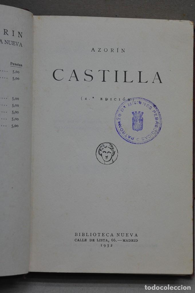 Libros de segunda mano: Castilla. Azor&iacute;n. - Foto 5