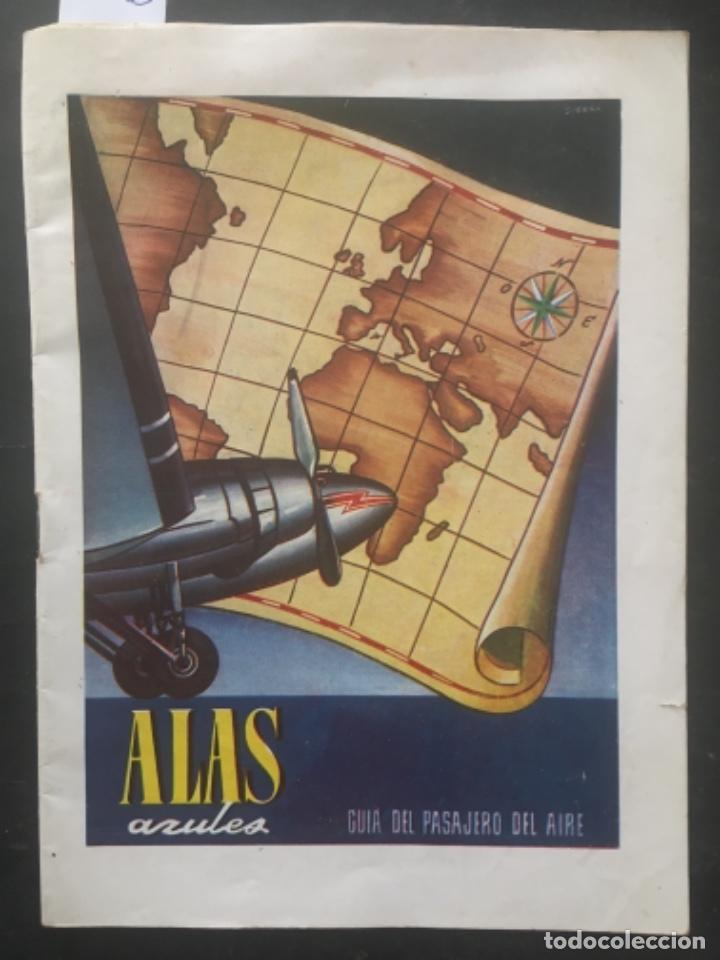 Libros de segunda mano: GUIA DEL PASAJERO DE VIAJE, ALAS AZULES, 1951