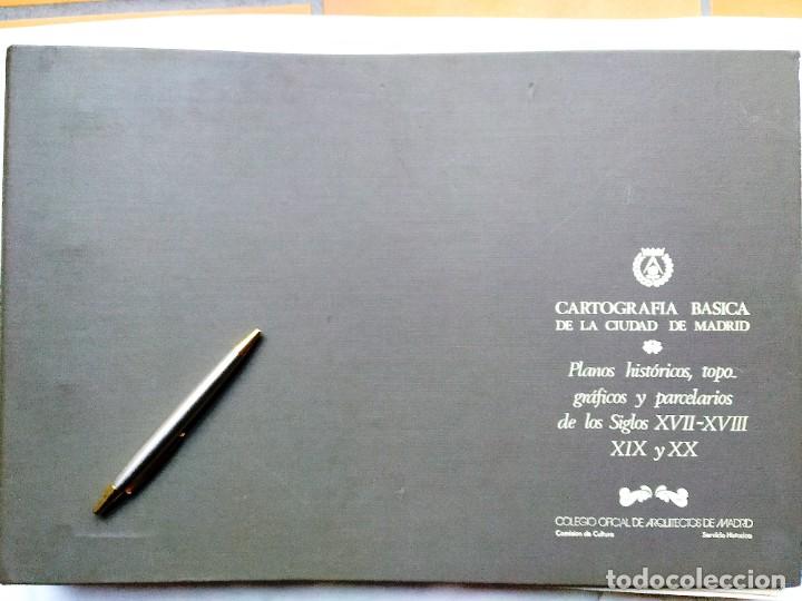 Libri di seconda mano: CARTOGRAF&Iacute;A B&Aacute;SICA DE LA CIUDAD DE MADRID - 4 ESTUDIOS - 41 MAPAS - 356 HOJAS