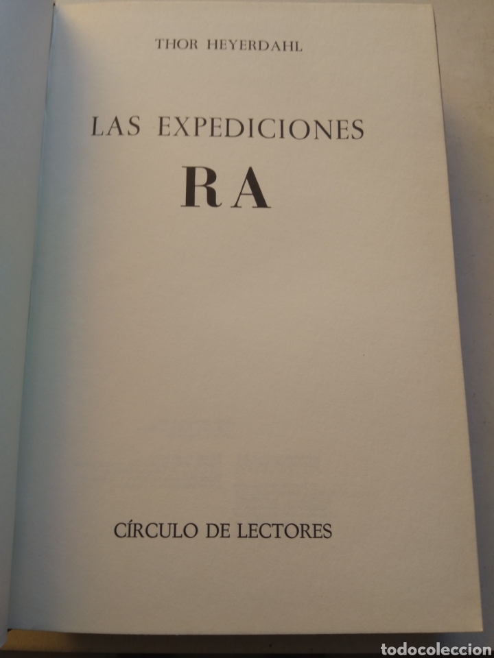 Libros de segunda mano: LAS EXPEDICIONES RA/THOR HEYERDAHL - Foto 2