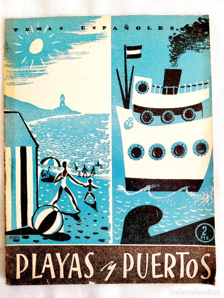 Libri di seconda mano: 1955 - PLAYAS Y PUERTOS - TEMAS ESPA&Ntilde;OLES N&Uacute;M. 166
