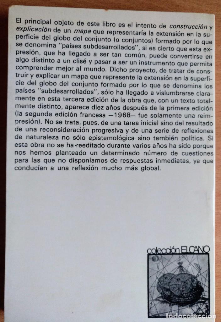 Libros de segunda mano: Geograf&iacute;a del subdesarrollo - Foto 2