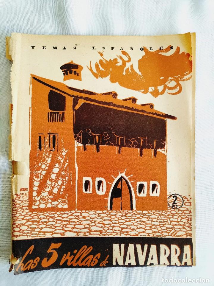 Gebrauchte B&uuml;cher: 1955 - LAS CINCO VILLAS DE NAVARRA - TEMAS ESPA&Ntilde;OLES N&Uacute;M. 196