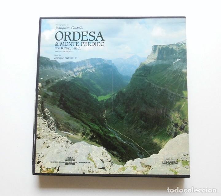 Livres d'occasion: ORDESA Y MONTE PERDIDO. PARQUE NACIONAL. FOTOGRAFIA DE JOAQUIM CASTELLS - LUNWERG 1992
