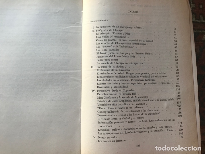 Libros de segunda mano: Exploraci&oacute;n de la ciudad. Ulf Hannerz - Foto 3