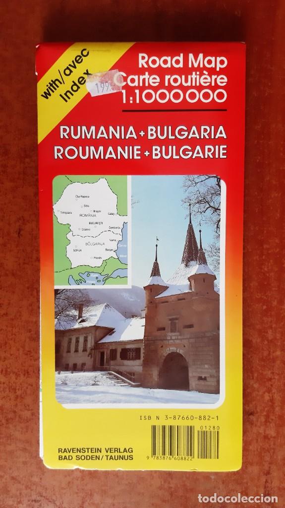 Second hand books: Road Map, Ravenstein Bulgarien Rumanien