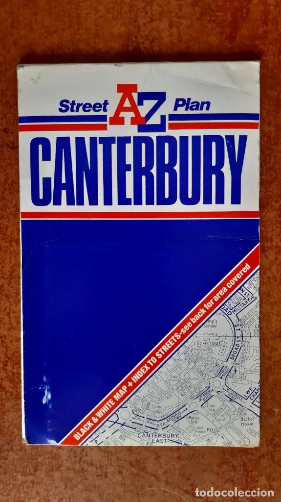 Libros de segunda mano: Streeplan Canterbury Black and white Map Index