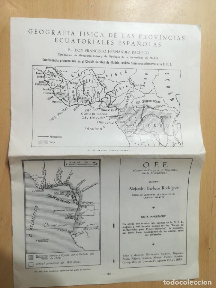 Libri di seconda mano: GEOGRAFIA FISICA DE LAS PROVINCIAS ECUATORIALES ESPA&Ntilde;OLAS - O.F.E. ALEJANDRO BARBERO - AJ21