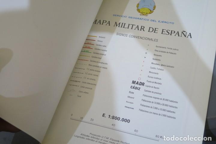 Libros de segunda mano: MAPA DE ESPA&Ntilde;A. E. 1:800000. SERVICIO GEOGRAFICO DEL EJERCITO - Foto 4