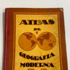 Libros de segunda mano: ANTIGUO ATLAS DE GEOGRAFÍA MODERNA.. Lote 275585528