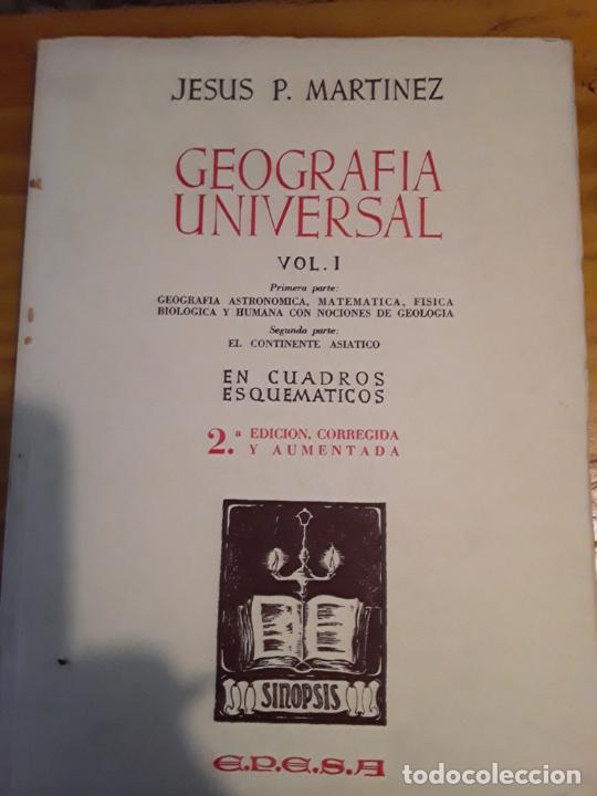 Libri di seconda mano: GEOGRAFIA UNIVERSAL.EN CUADROS ESQUEMATICOS.VOL.I.JESUS P. MARTINEZ,.1966,169 PAGINAS.