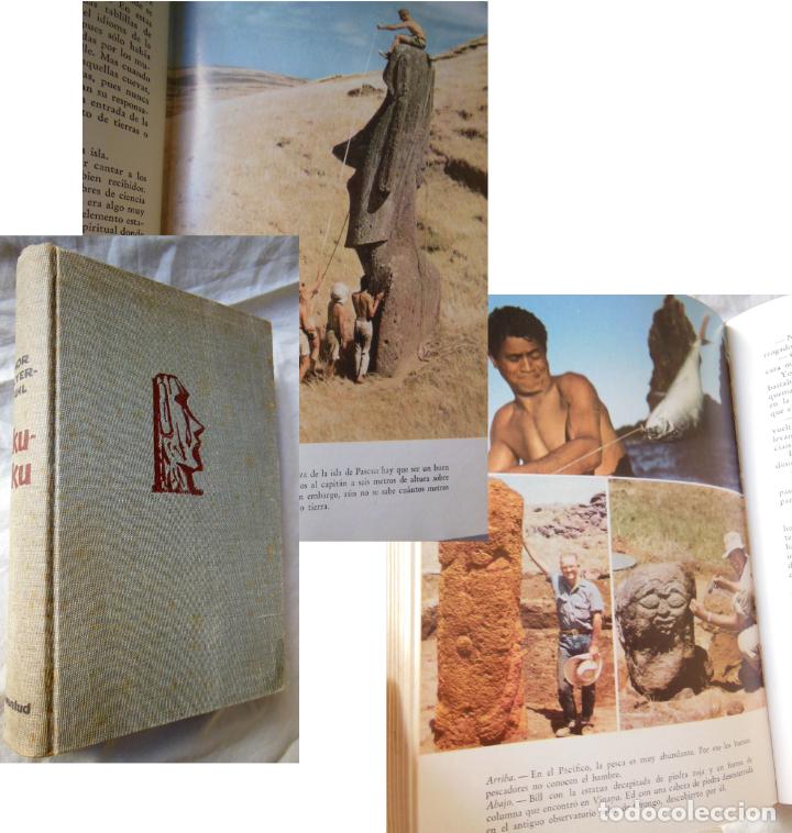 Libri di seconda mano: AKU- AKU (El secreto de la isla de Pascua) 1959 THOR HEYERDAH
